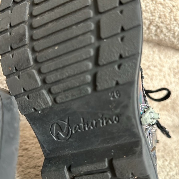 Boots by Naturino for girls size 26 EU - 9.5 US ;16.2cm closure Zipper and laces - Picture 8 of 14